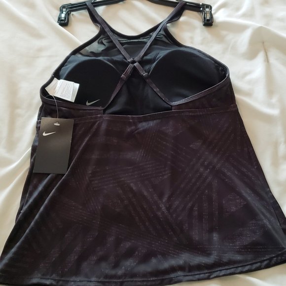 NWT Women's Nike Swim Dazzle Tankini- Size Medium - Picture 4 of 7